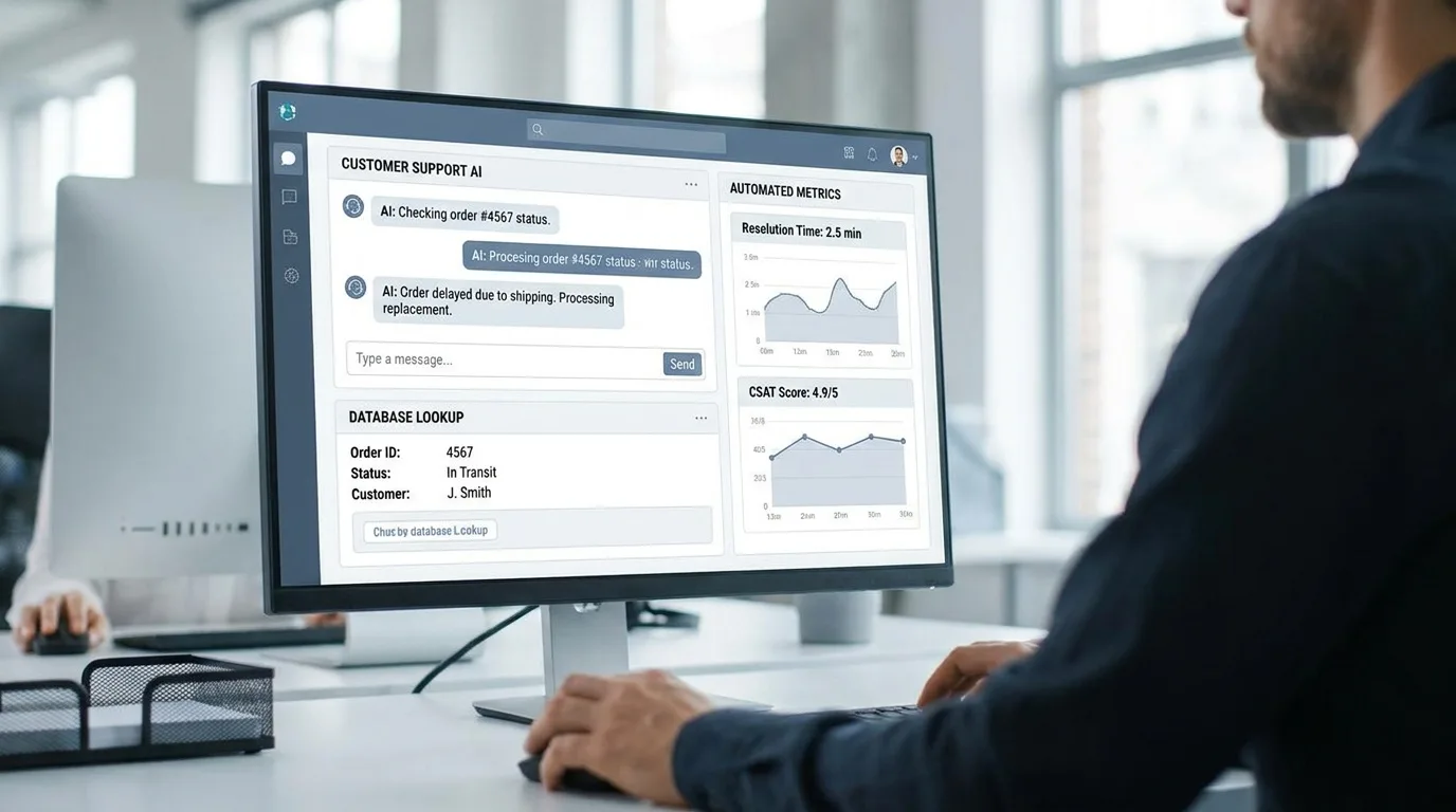 Pulpit analityczny autonomicznego agenta AI zintegrowanego z systemem e-commerce